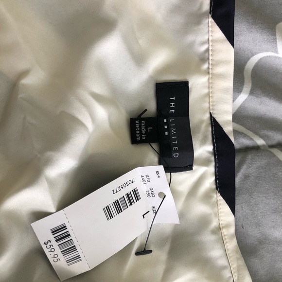 Nazy blue and white Skirt (asymmetrical) - Picture 5 of 5